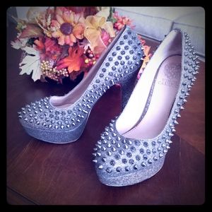 Vince Camuto studded heels